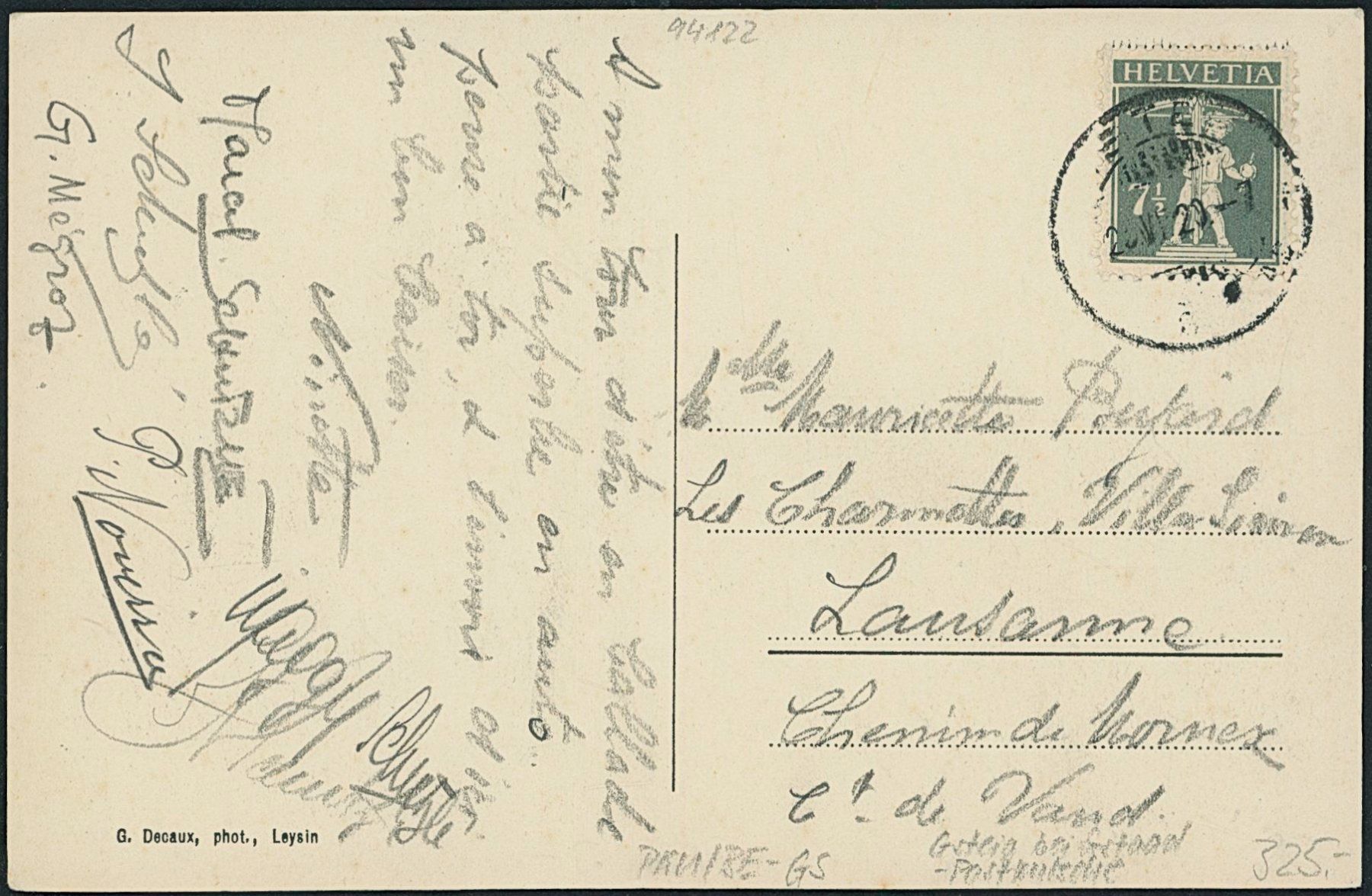 Cartoline postali: BE Gsteig bei Gstaad - Postkutsche – Usato da Schindellegi venduto da leecollect 1