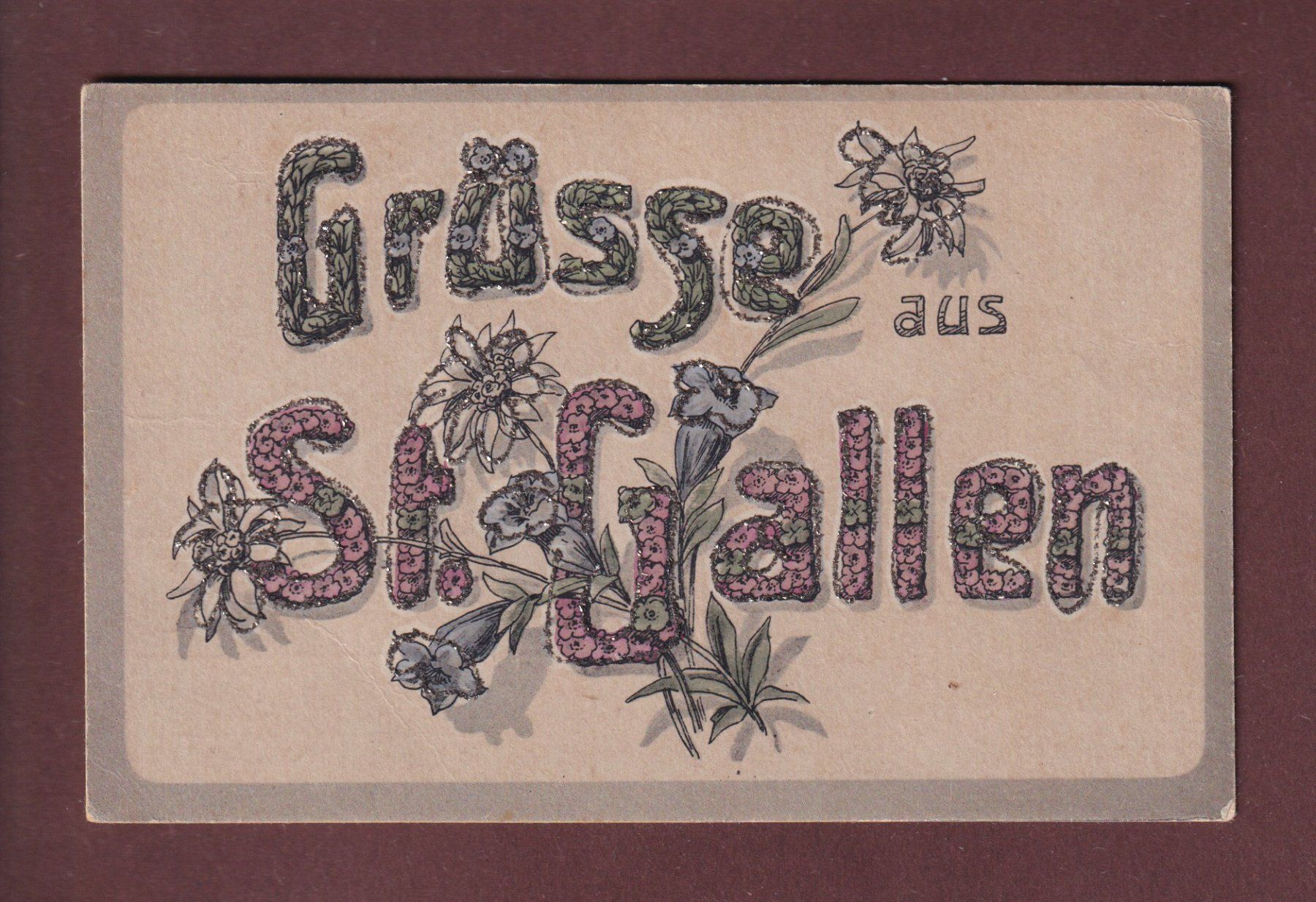 Cartoline postali: Grüsse aus ST. GALLEN // Falte // – Usato da Pully venduto da nicecards