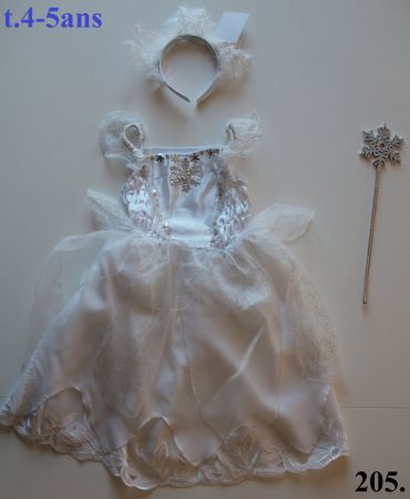 Costume fée d'hiver/ Winterfee t. 4 - 5 ans