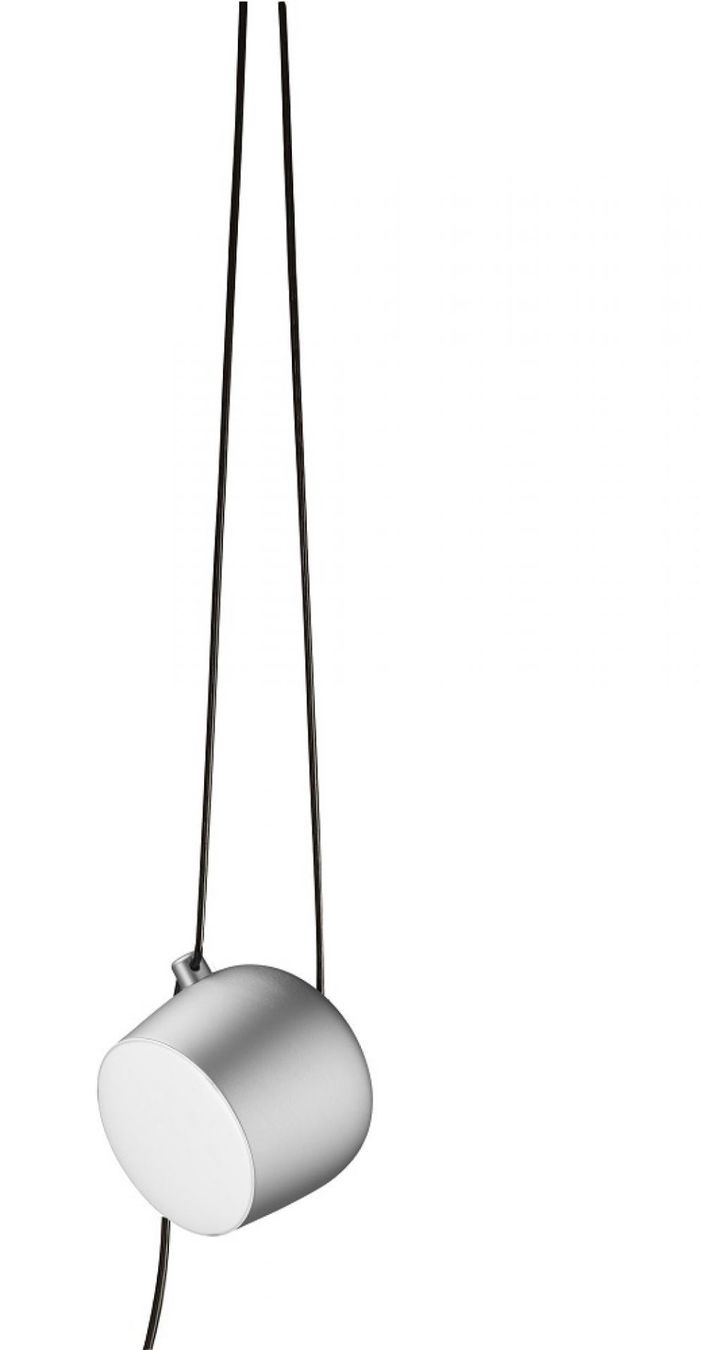 Flos Lampen: Flos- Aim Small silver – Gebraucht aus Horn von Ruf_Des