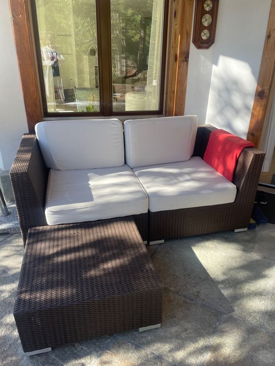 Garten Lounge MAZUVO (mehrteilig & original) mit Sitzkissen Kaufen