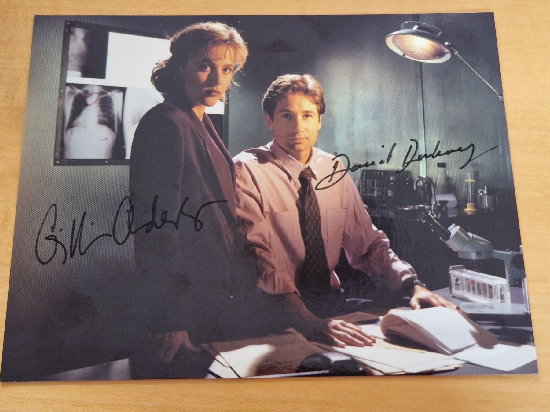 Autogramme: Gillian Anderson, David Duchovny, Original Autogramme – Gebraucht aus Salmsach von aacs65