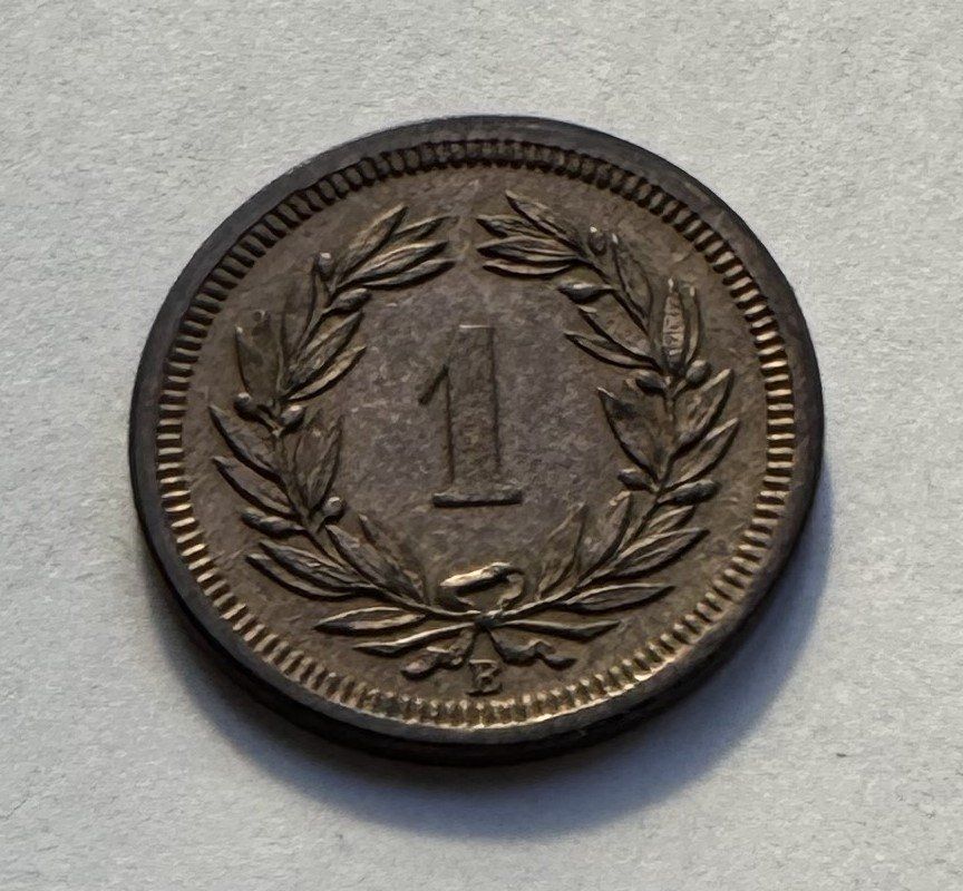 Alle Münzen: 1877 1 Rappen unz – Neu (gemäss Beschreibung) aus Kirchberg SG von Zenhad69 1