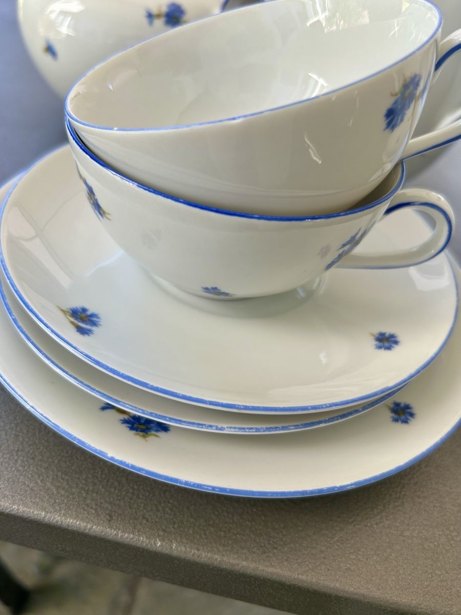 Kahla Set di piatti: KAHLA Kaffee- Milchkrug Zuckerdose – Usato da St.Gallen venduto da Willisg 3