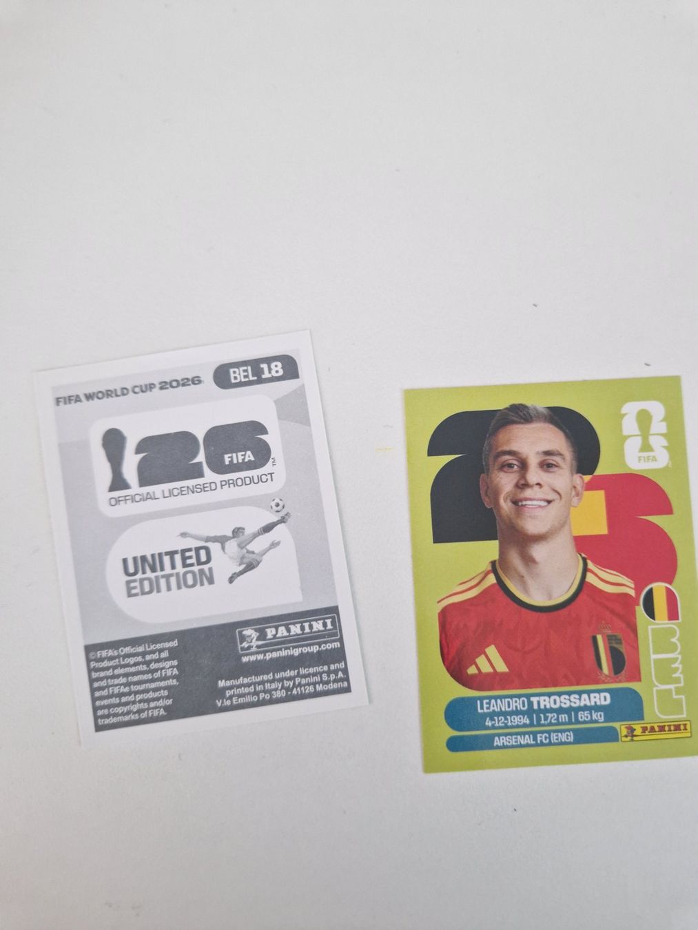 Panini Cartes à collectionner: Panini Sticker BEL18 – Neuf (Voir description) à Stüsslingen par white_angel86
