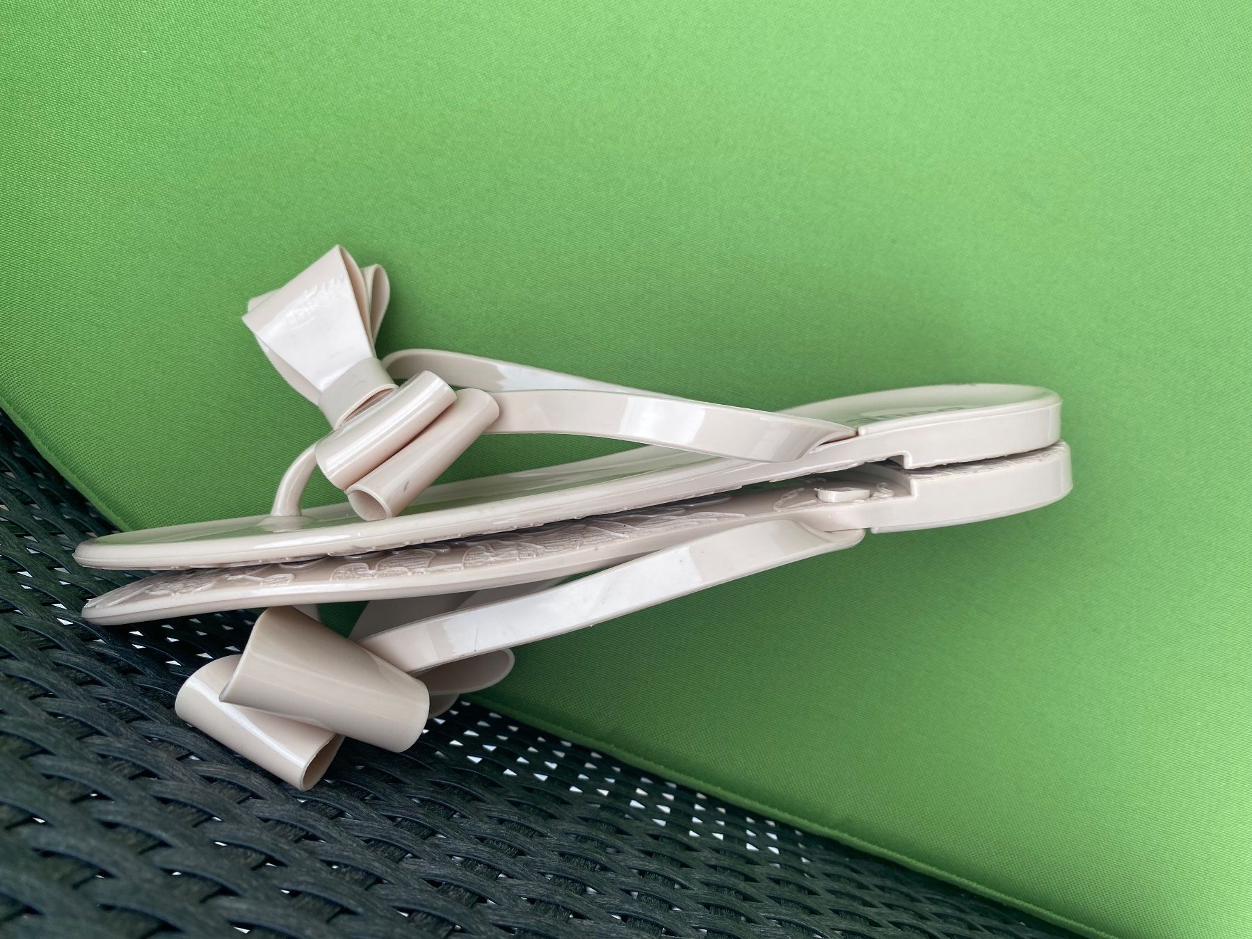 Cube Damenschuhe: SUMMERTIME - stilvolle/edle Flip-Flops, beige/crème, 38 – Neu (gemäss Beschreibung) aus Winkel von ferrari2022 5