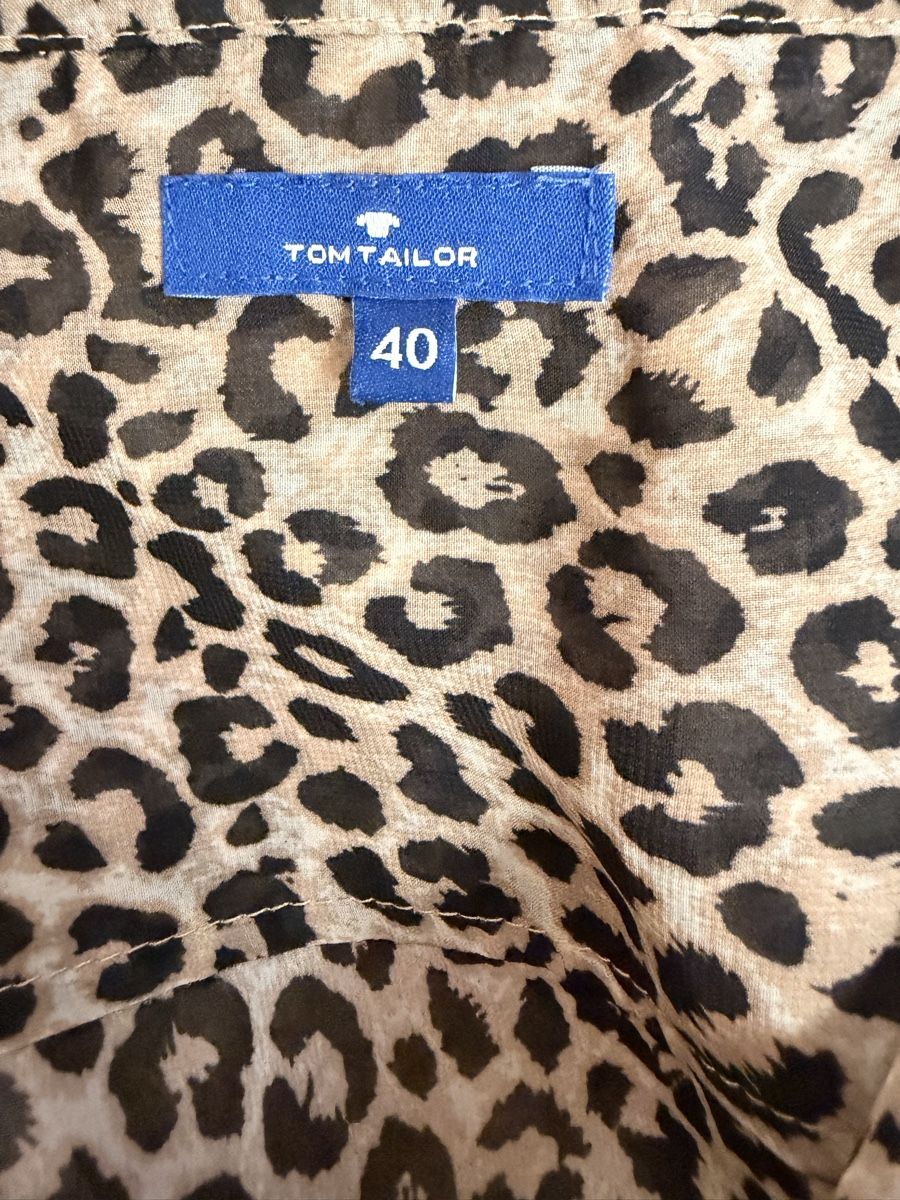 Tom Tailor Camicette: Damen Bluse TOM TAILOR Leo Print Grösse 40 – Usato da Lufingen venduto da Smily37 4