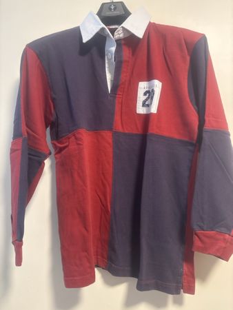 Herren Rugby Poloshirt Lazard CollegeWear Grösse M