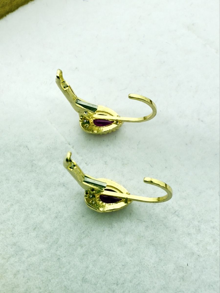 Orecchini pendenti & Orecchini a lobo: 750/18 Karat Gold Ohrstecker NEU – Nuovo e nell'imballaggio originale da Murg venduto da MTGold 4