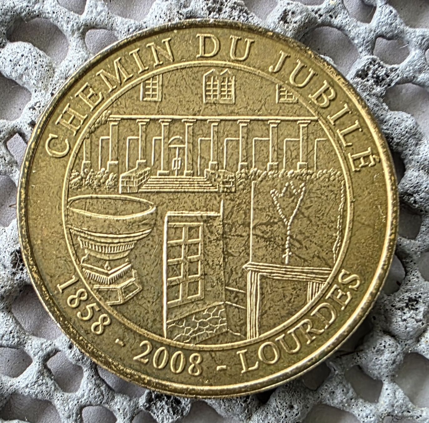 Medaglie: Chemin du Jubilé - 1858-2008 - Lourdes – Usato da Niederuzwil venduto da 262305