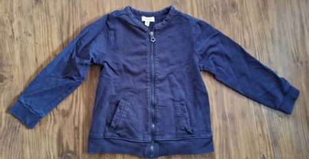 Jacke, Grösse 104 dunkelblau, Reissverschluss,