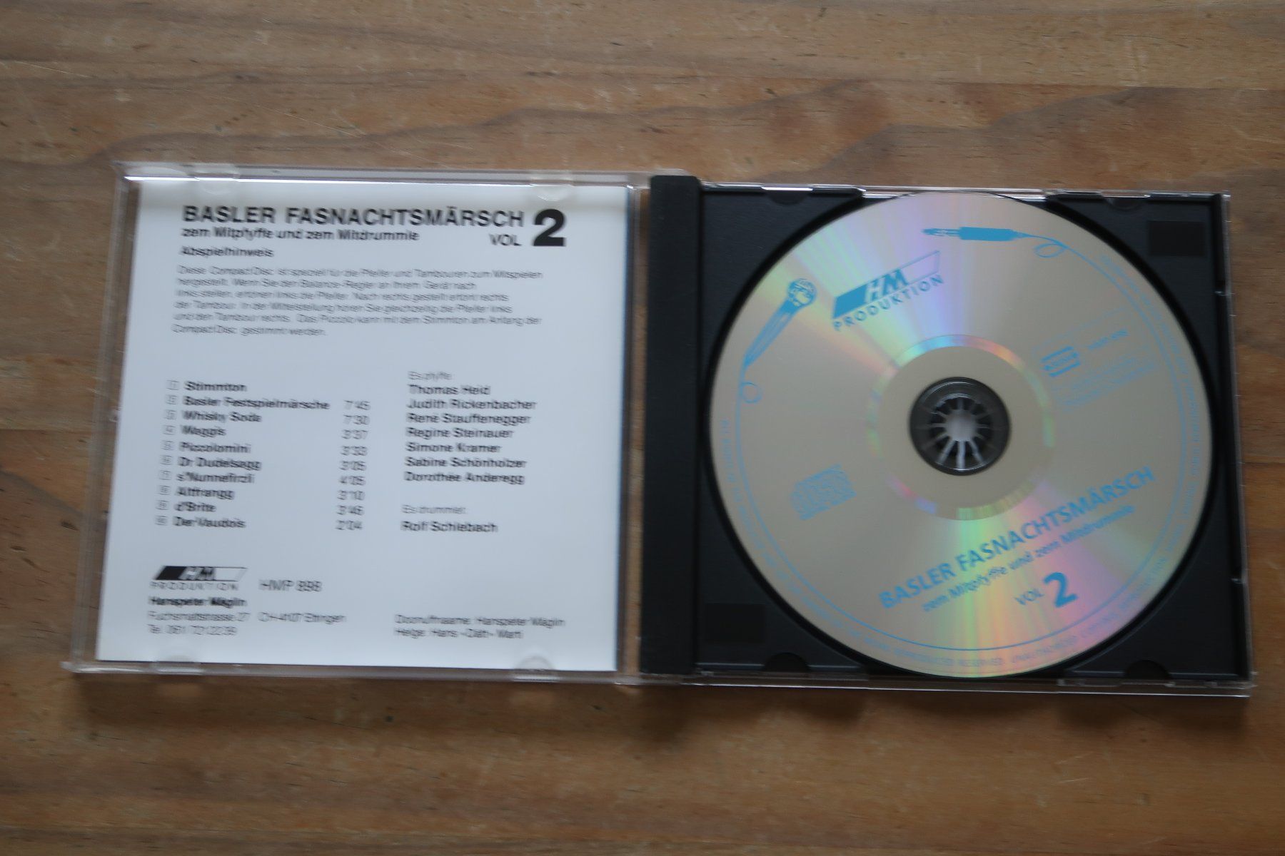 CDs: BASLER FASNACHTSMÄRSCH VOL. 2  - CD – D'occasion à Basel par Patiscat 3