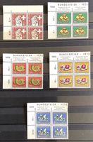 1958 / Pro Patria Viererblock ** mit Eckrand