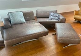 Sofa, Couch, Polstergruppe echtleder sehr hochwertig KOINOR
