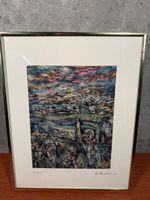 Peinture Exodus de Paul Gluckstern, 1985