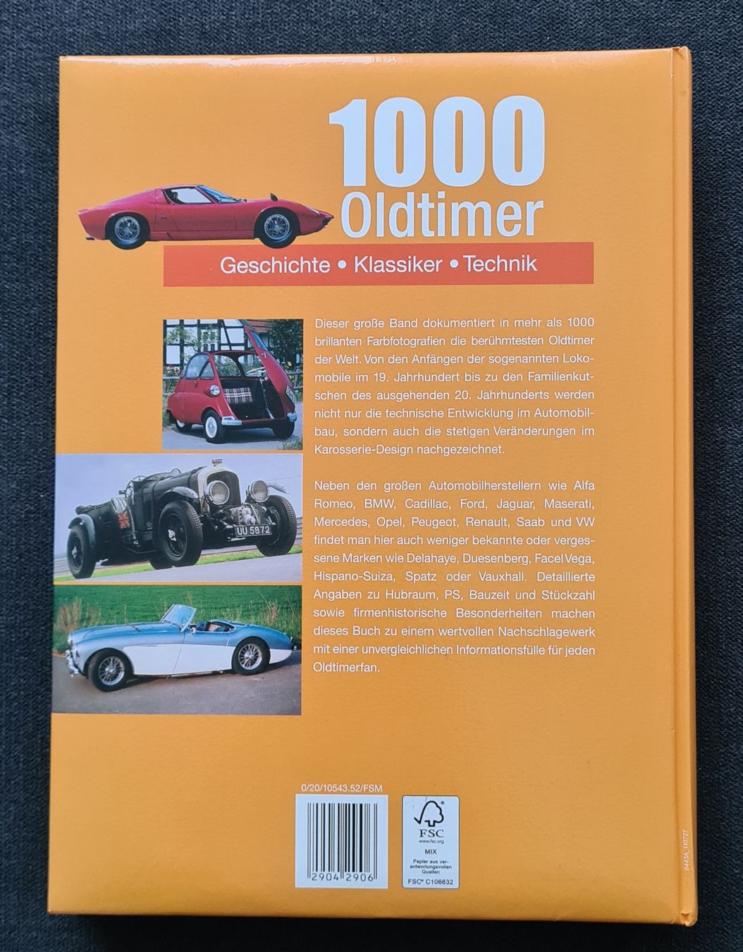 Livres: 1000 Oldtimer Geschichte der Autos Classic Car Technik Buch – D'occasion à Steffisburg par Black-Jack 1