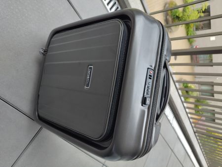 Samsonite Hartschalenkoffer grau Handgepäck guter Zustand