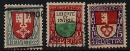 1919 PRO JUVENTUTE SBK J12/J14 - serie compl. ob. K Val 50