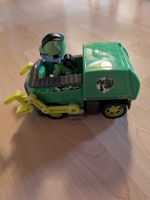 Paw Patrol Müllwagen mit Rocky Figur gebrauchter Zustand