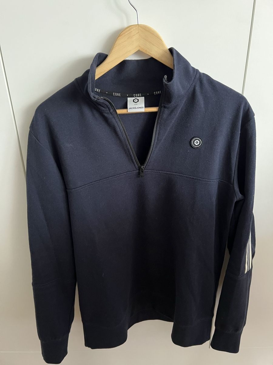 Jack & Jones Maglioni & Felpe: Jack & Jones Core Grösse L Navy blau – Usato da Chur venduto da ZATO