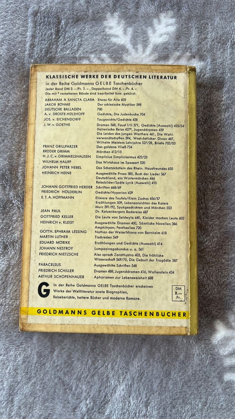 Libri: Schiller Wallenstein 1961 – Usato da Schübelbach venduto da Dolly990_2 1