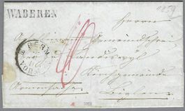 1859, STAB-0 WABEREN/WABERN +0 BERN, KLEINF. BRIEF MIT INH.
