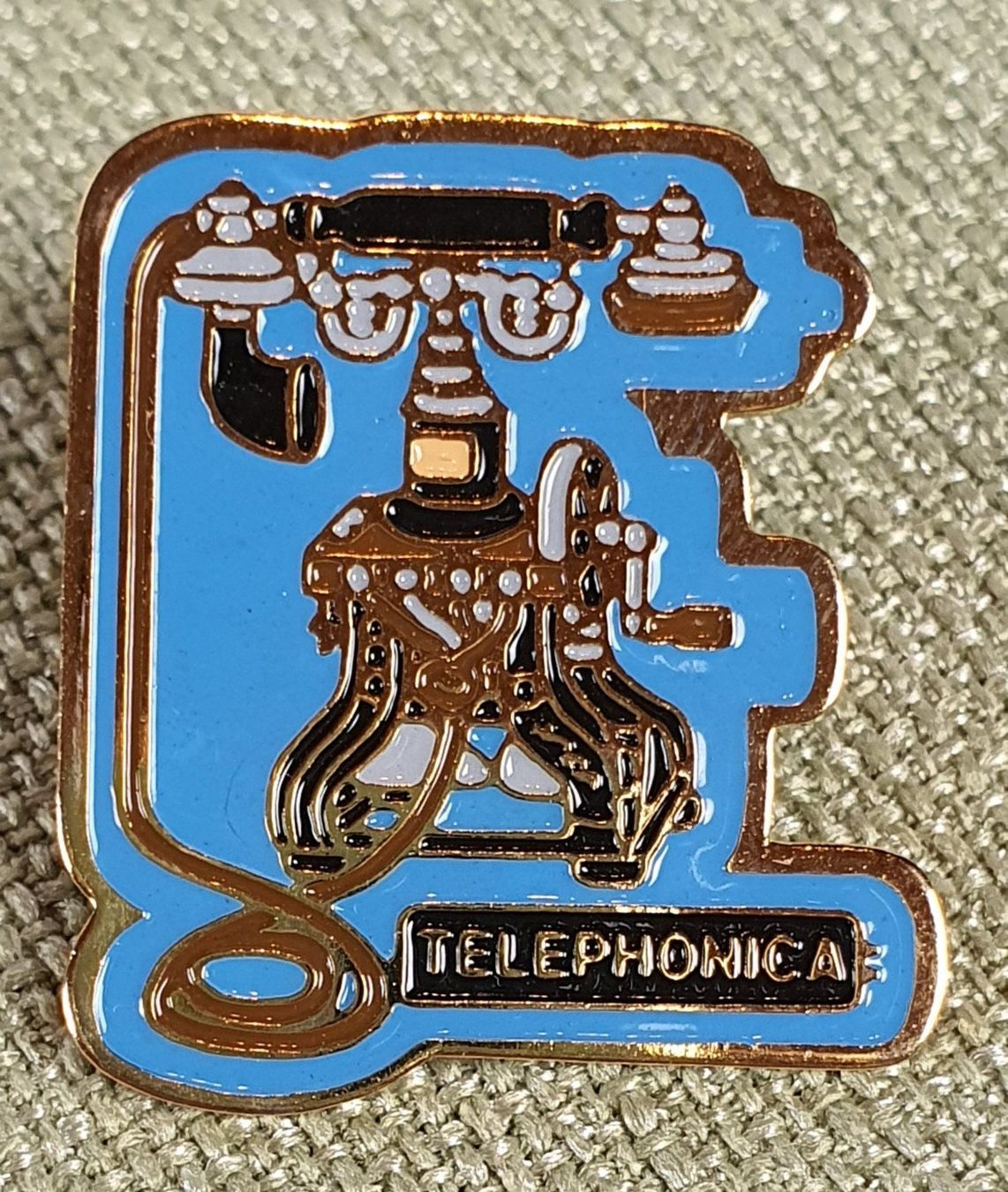 Placchette & Badge: A459 - Pin PTT Telefon Telephonica – Usato da Reinach BL venduto da Boston-Verkauf