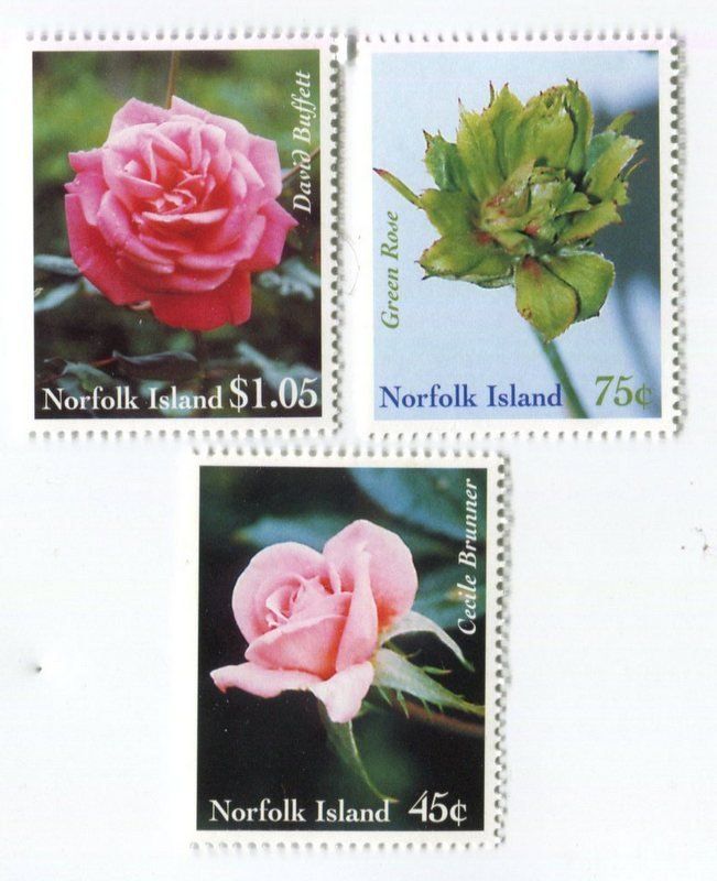 Tutti i francobolli: Briefmarken "Rosen". Norfolkinsel – Nuovo e nell'imballaggio originale da Basel venduto da Butsch5