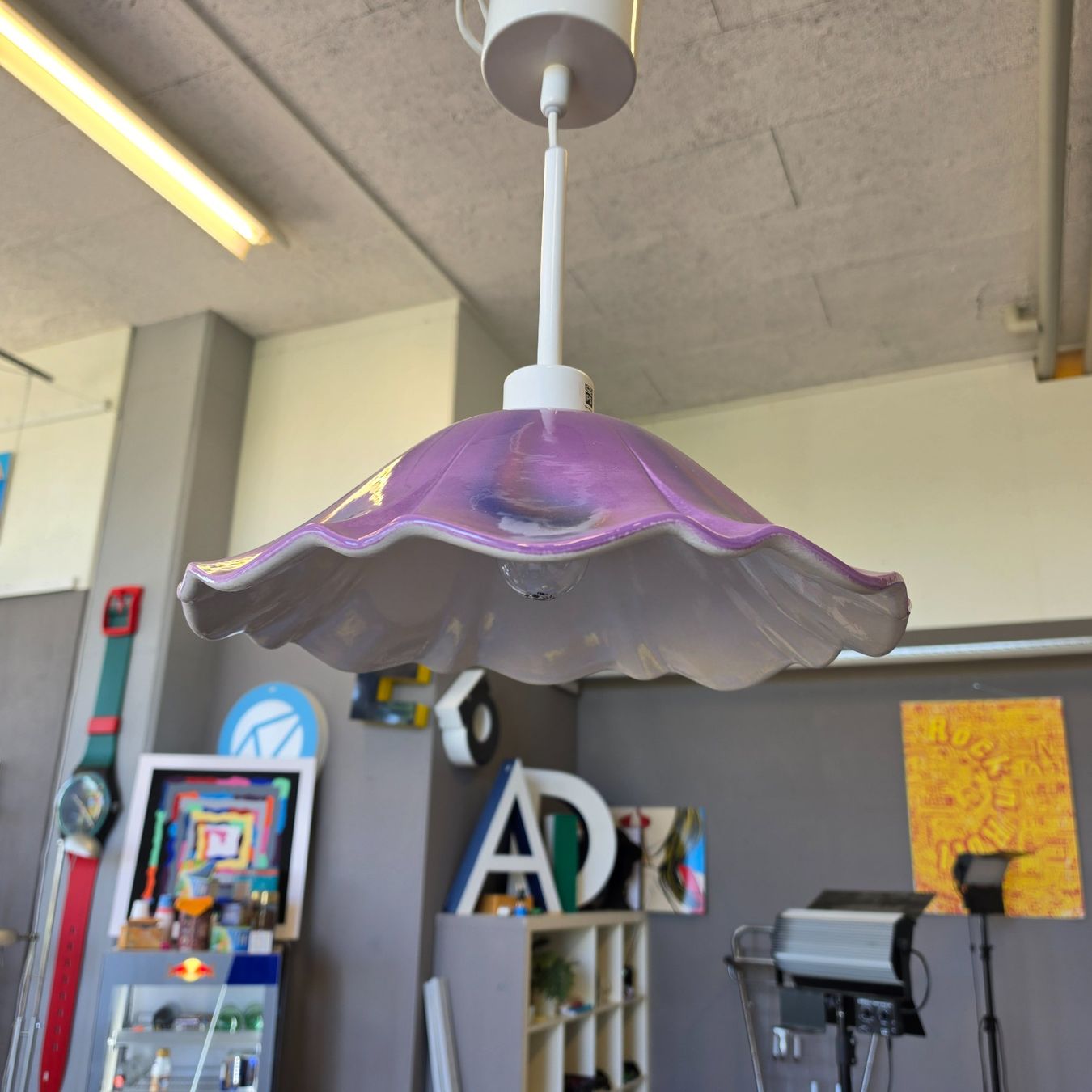Ikea Lampadari & plafoniere: IKEA PS Ceiling Lamp mit Keramik Schirm PAN Goebel Germany – Usato da Nottwil venduto da Wondewa-Shop 5