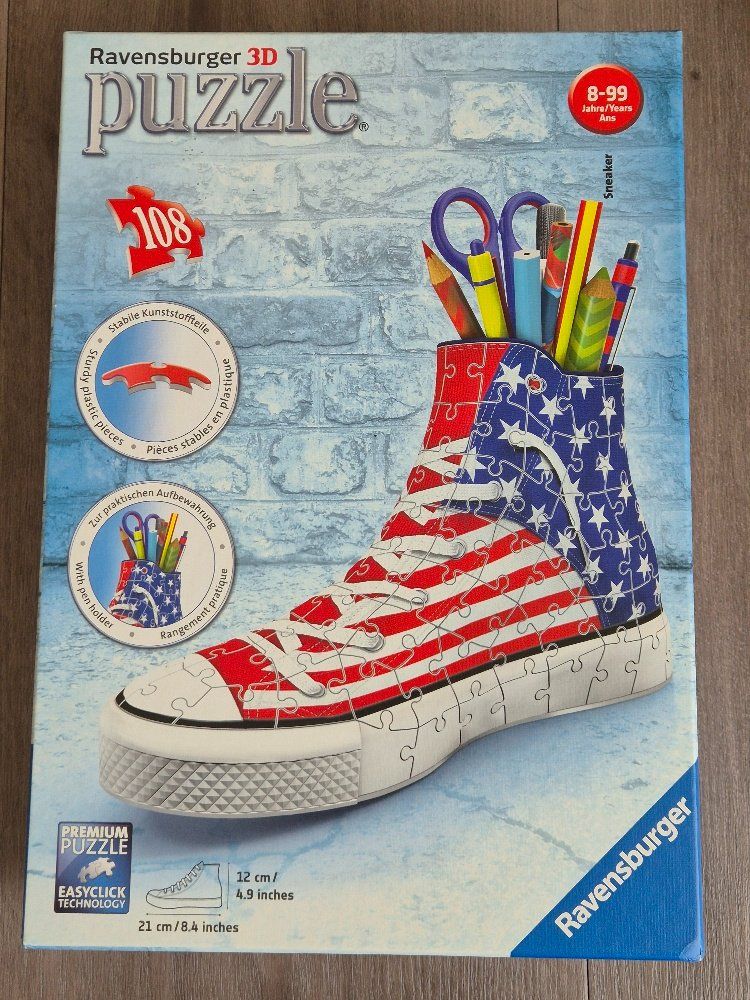 Ravensburger Puzzle: Ravensburger 3D Puzzle Sneaker – Usato da Buttisholz venduto da sico20 1