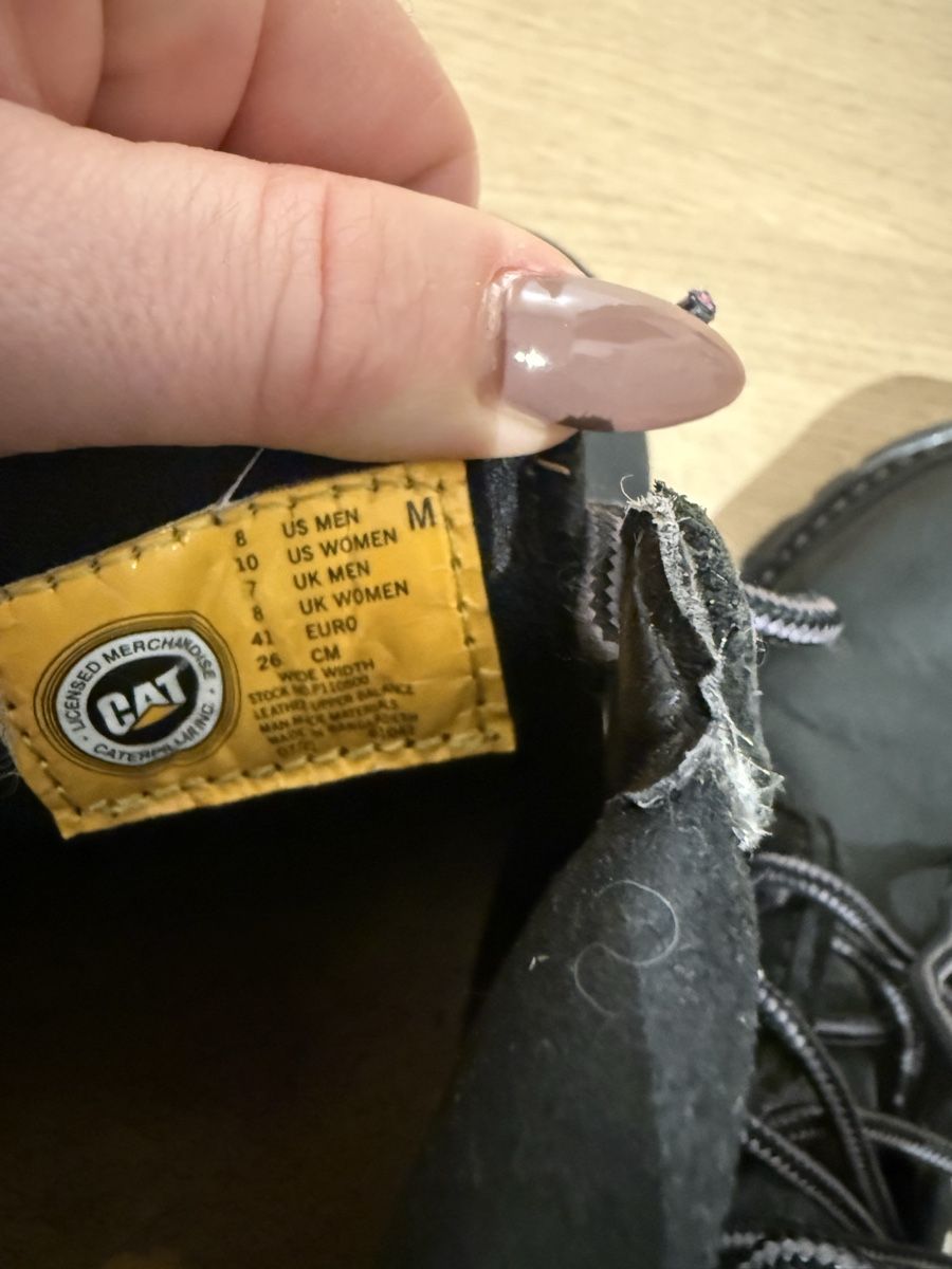 Caterpillar Scarpe da uomo: Dunkel blau-graue Stiefel CAT – Usato da Schlieren venduto da ana_ribeiro19 6