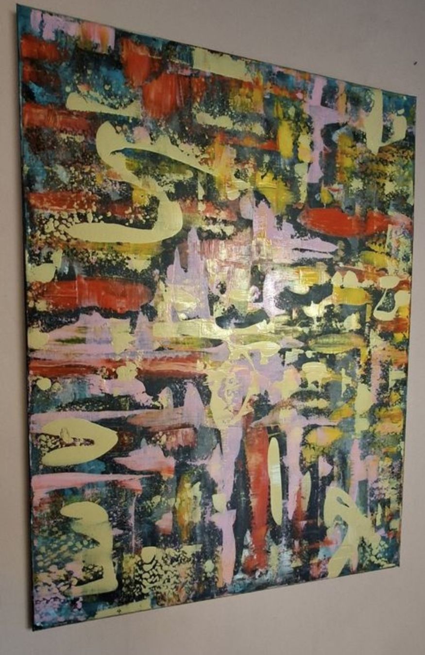 Dipinti: Abstraktes Bild Acryl  60x80 handmade  – Nuovo (secondo la descrizione) da Riehen venduto da Steinbock1970 1