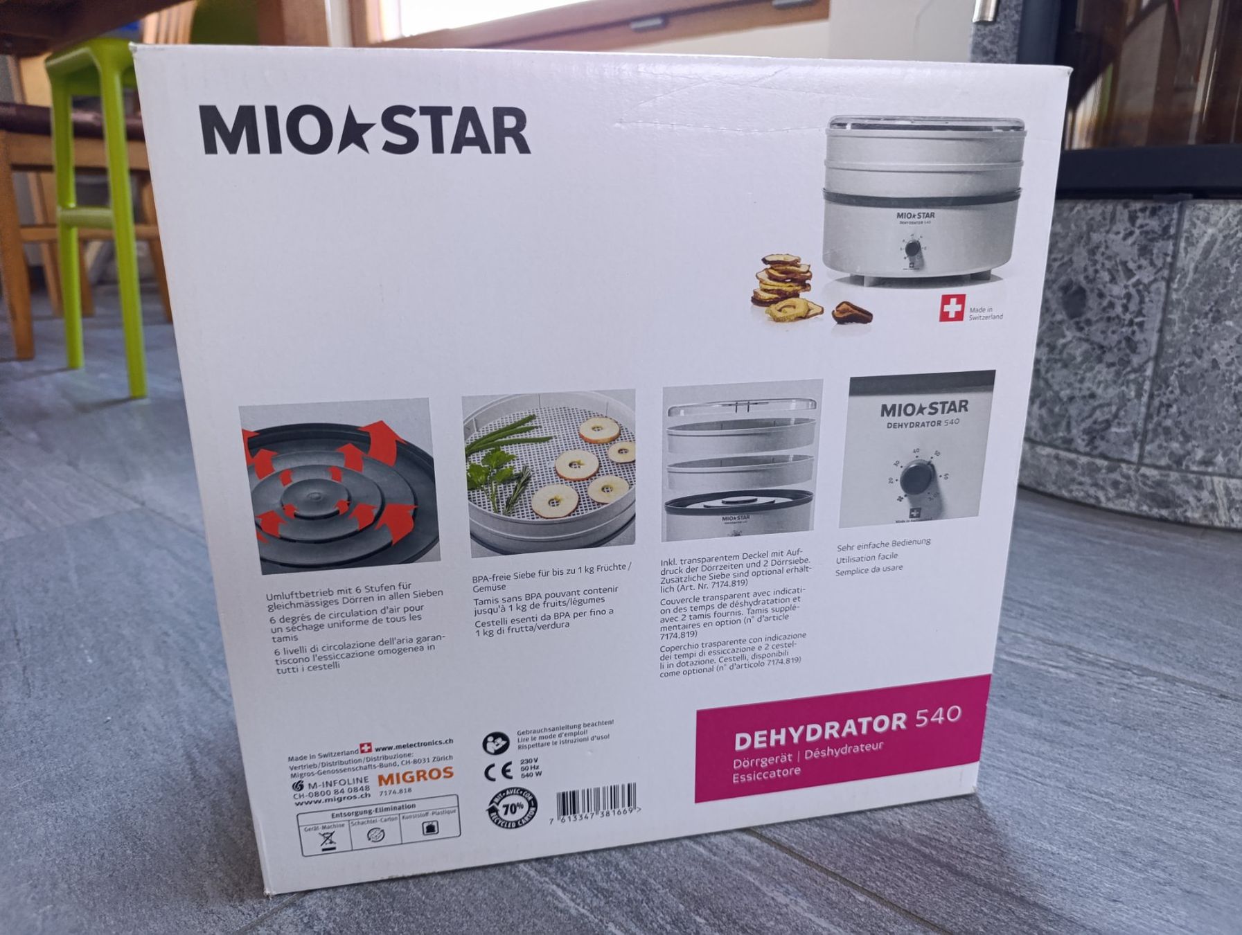 Mio Star Küchengeräte: Déshydrateur Miostar – Neu und originalverpackt aus La Tzoumaz von Marlenev11 2