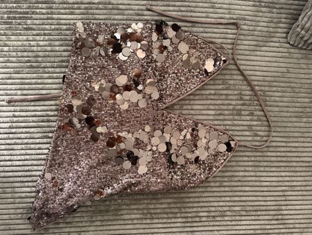 Bershka Pailletten Top Grösse M sehr guter Zustand
