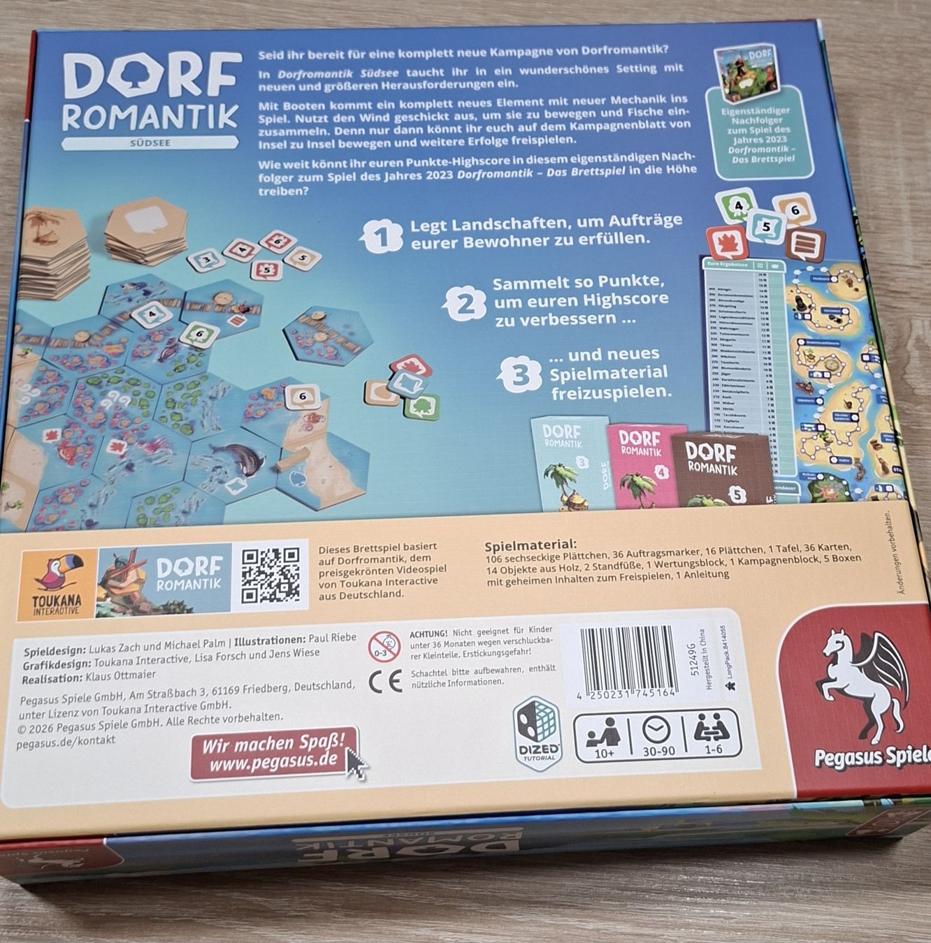 Spiele: Dorfromantik Südsee – Gebraucht aus Oberriet SG von jabone 2