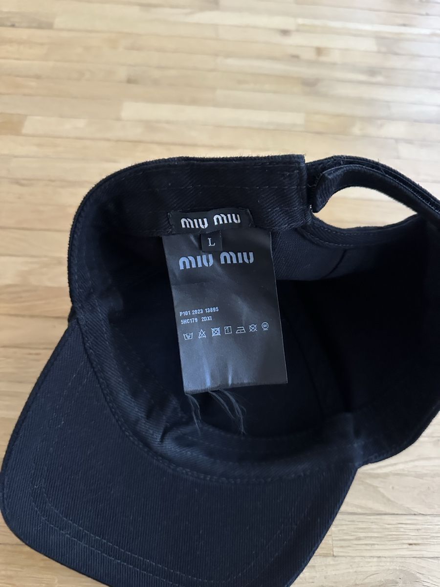 Miu Miu Copricapi, berretti & cappellini: MIU MIU Baseball Cap – Usato da Langenthal venduto da iam_rb7t 2