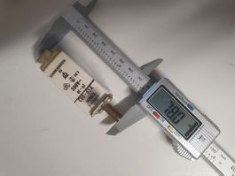 Sicherung Schmelzsicherung 63A 500v DIN 000 gG Patrone 120kA