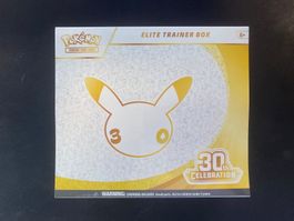 30th Celebration Elite Trainer Box OVP Sealed EN ab 1🔥