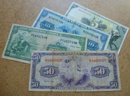 BRD ++ Tolles Lot von 4 Banknoten ab 1948