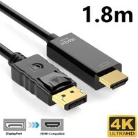 DisplayPort-auf-HDMI-Adapter 4K, für Monitor, TV und Beamer