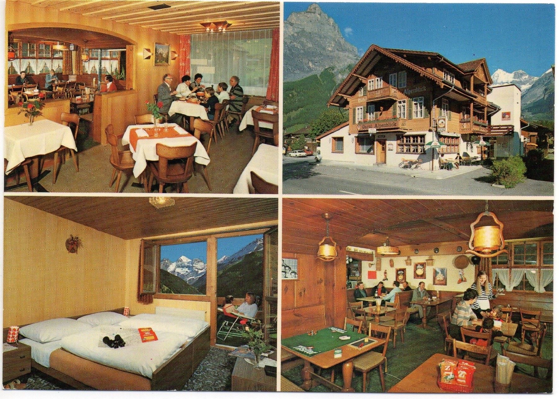 Ansichtskarten: KANDERSTEG Hotel Alpenblick – Gebraucht aus Jona von philajona