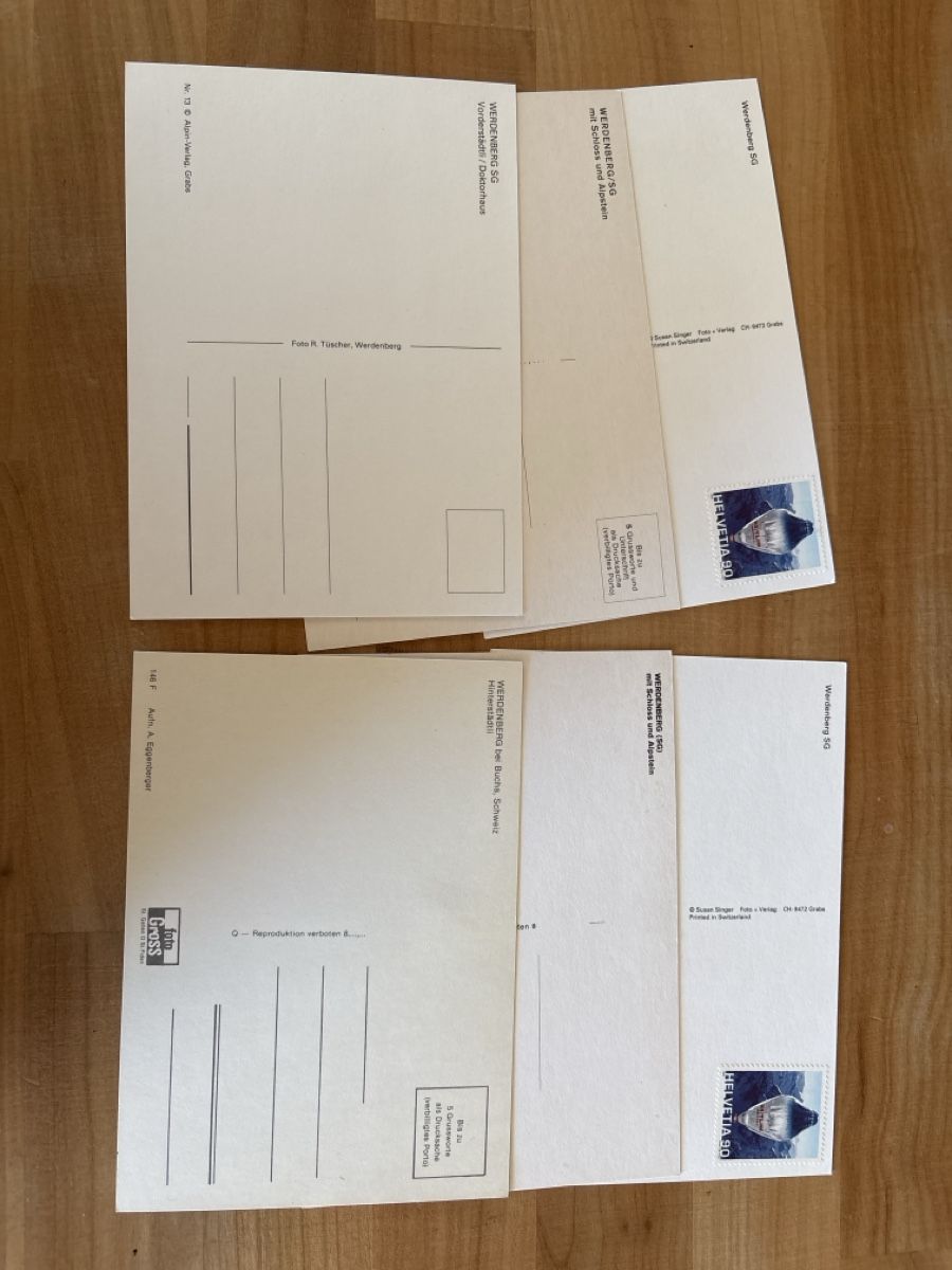Cartoline postali: AK von Werdenberg – Usato da Rümlang venduto da Brieftaube1 1