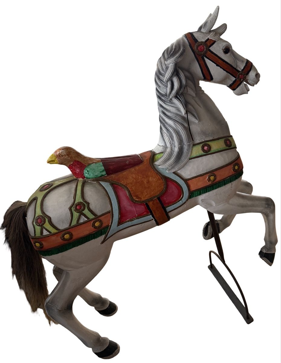 Skulpturen & Statuen: Grosses Vintage Karussellpferd – Gebraucht aus Biel-Benken BL von nostalgicstateofmind 2