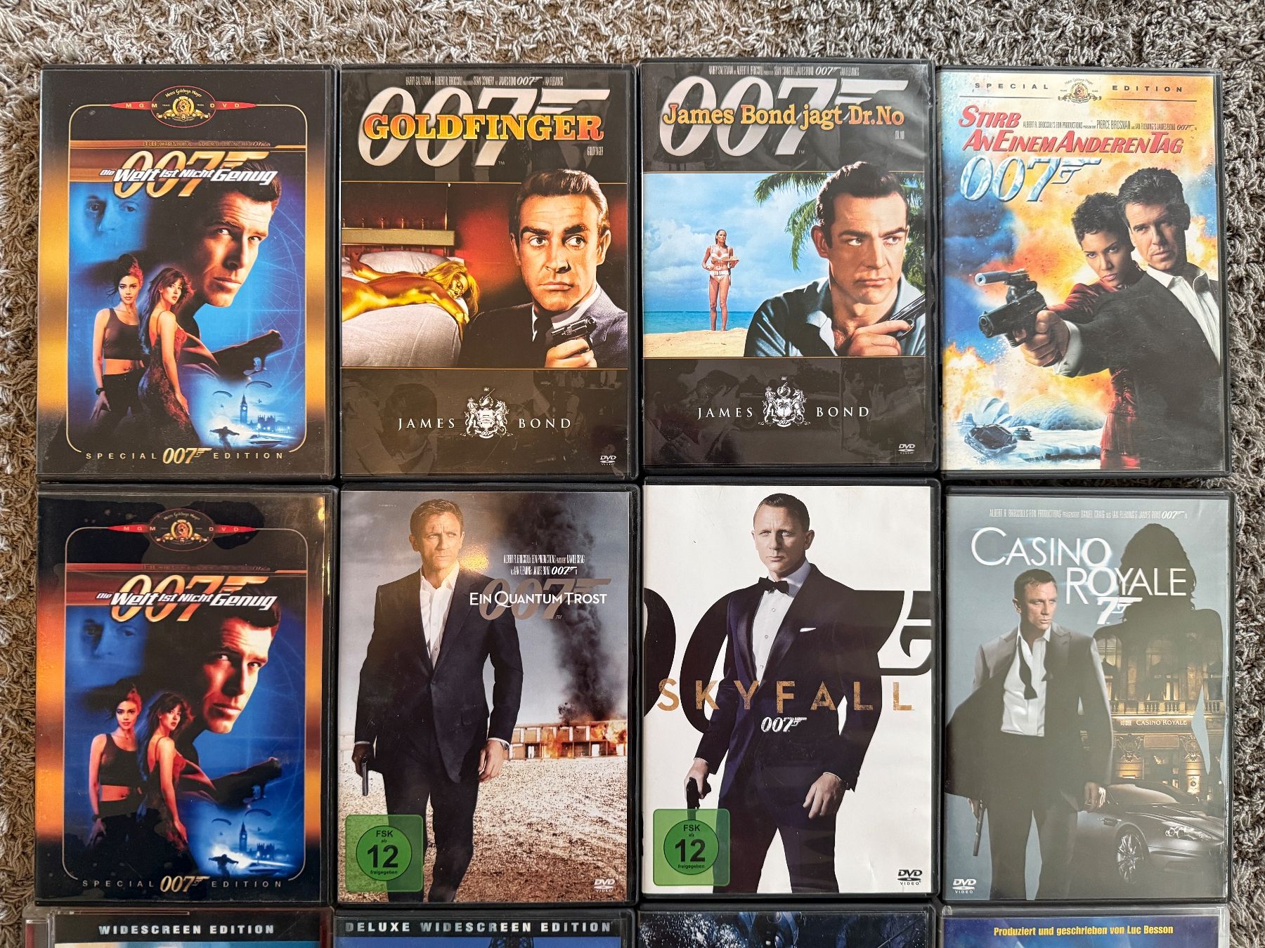 Tutti i DVDs: Actionfilme 007, Taxi usw. – Usato da Rüeterswil venduto da dvo_y9vg 1