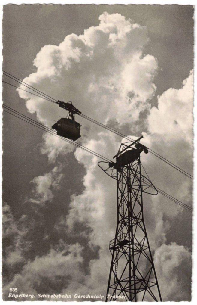 Cartoline postali: Engelberg - Luftseilbahn Gerschnialp--Trübsee – Usato da Binningen venduto da Mountainrider