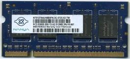 NANYA NT512T64UH8B0FN-3C 512MB LAPTOP