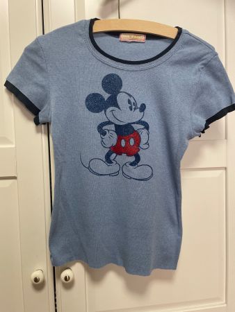 Vintage Mickey Mouse T'Shirt Small mit Glanz