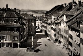 Wil St. Gallen. Die Marktgasse in der Mittagssonne