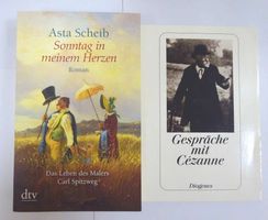 2 Bücher über die Maler Carl Spitzweg und Cézanne