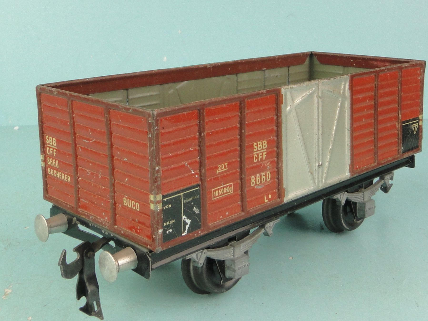 Buco Modellini di ferrovie: Buco Spur 0 8660 SBB Güterwagen – Usato da Bülach venduto da cann11